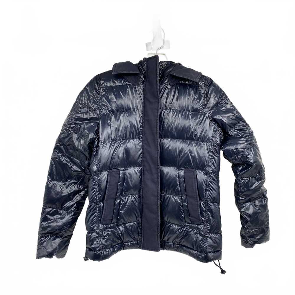 JNBY Goose Down Puffer Jacket | Blue Nylon Shell, Women’s S